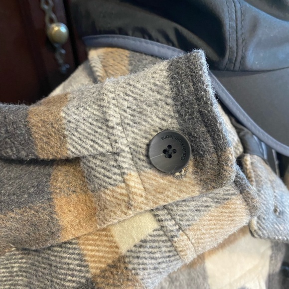 Ladies brown & grey plaid jacket Sz. L - Picture 12 of 14